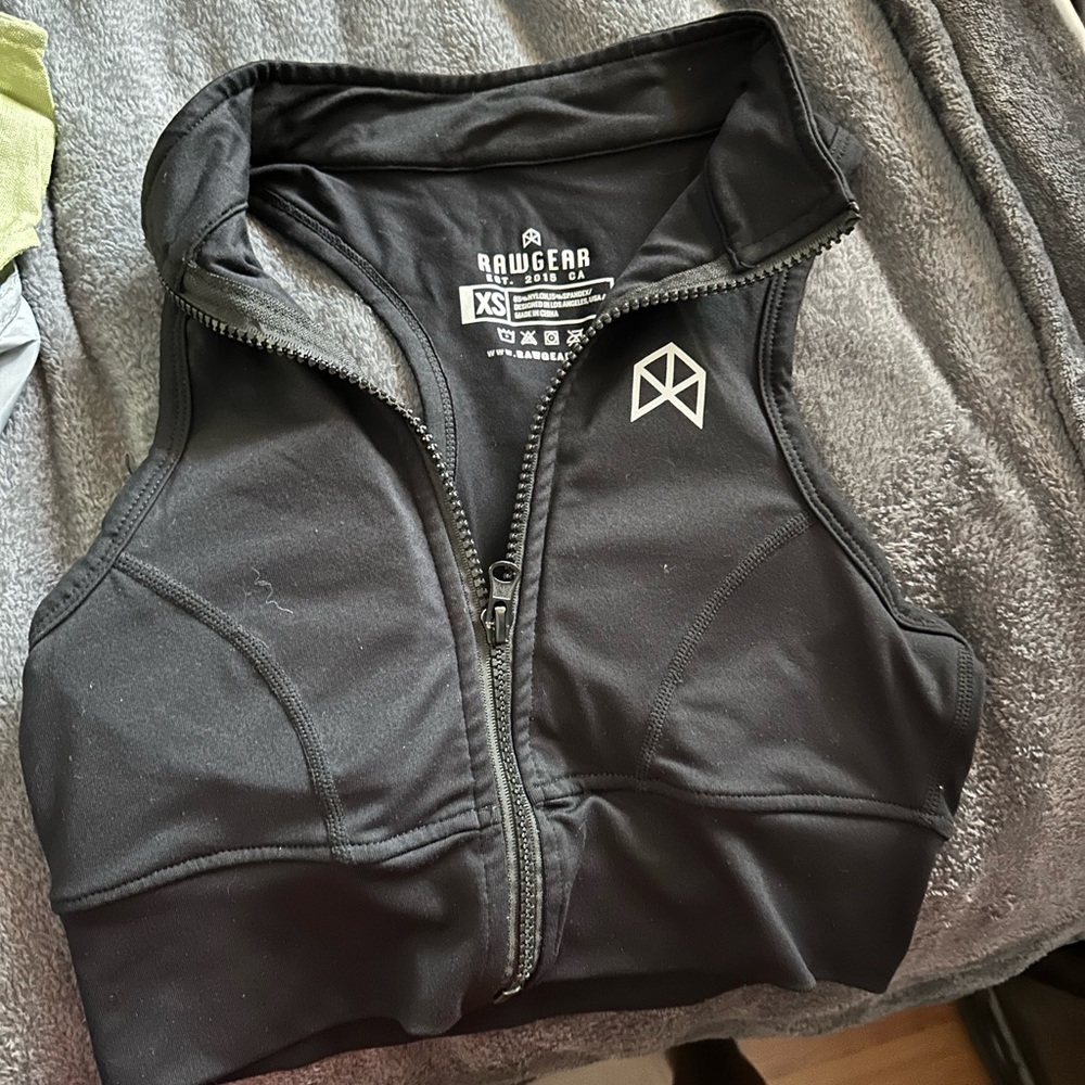 Rawgear Zip Up sports bra Tank
